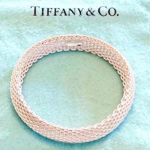 Tiffany Somerset Mesh Bangle Bracelet